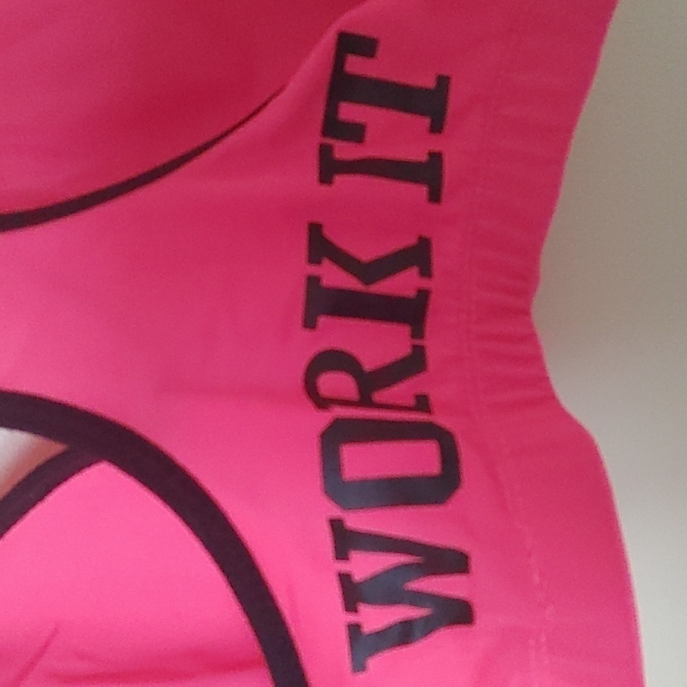 Love by Candy Couture pink sports bras size XL, 40 - Picture 4 of 7